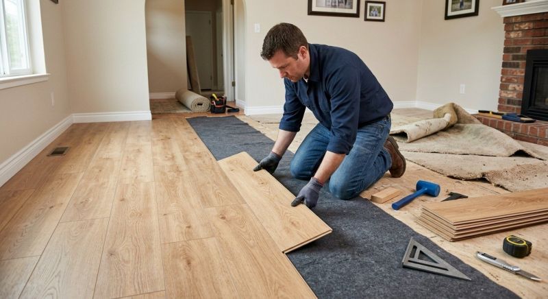 Laminate Floor Remodeling in Spring Hill, TN