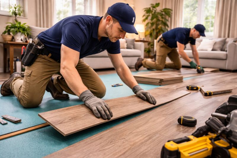Laminate Floor Replacement in Chapel Hill, TN