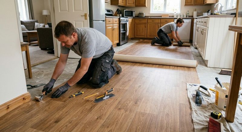 Linoleum Floor Installation in Spring Hill, TN
