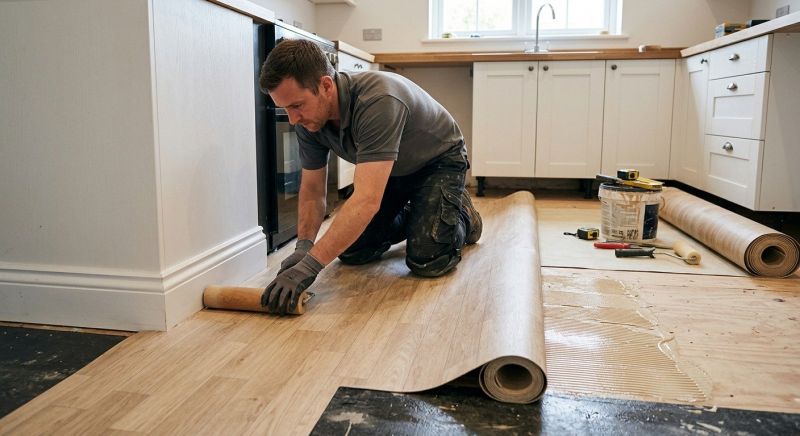 Sheet Linoleum Installation in Columbia, TN