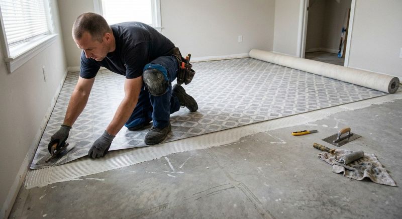Sheet Vinyl Installation in Fairview, TN